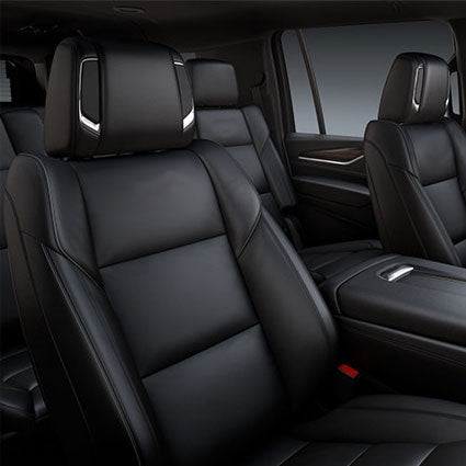 Luxury Cadillac Escalade interior Black Car IQ
